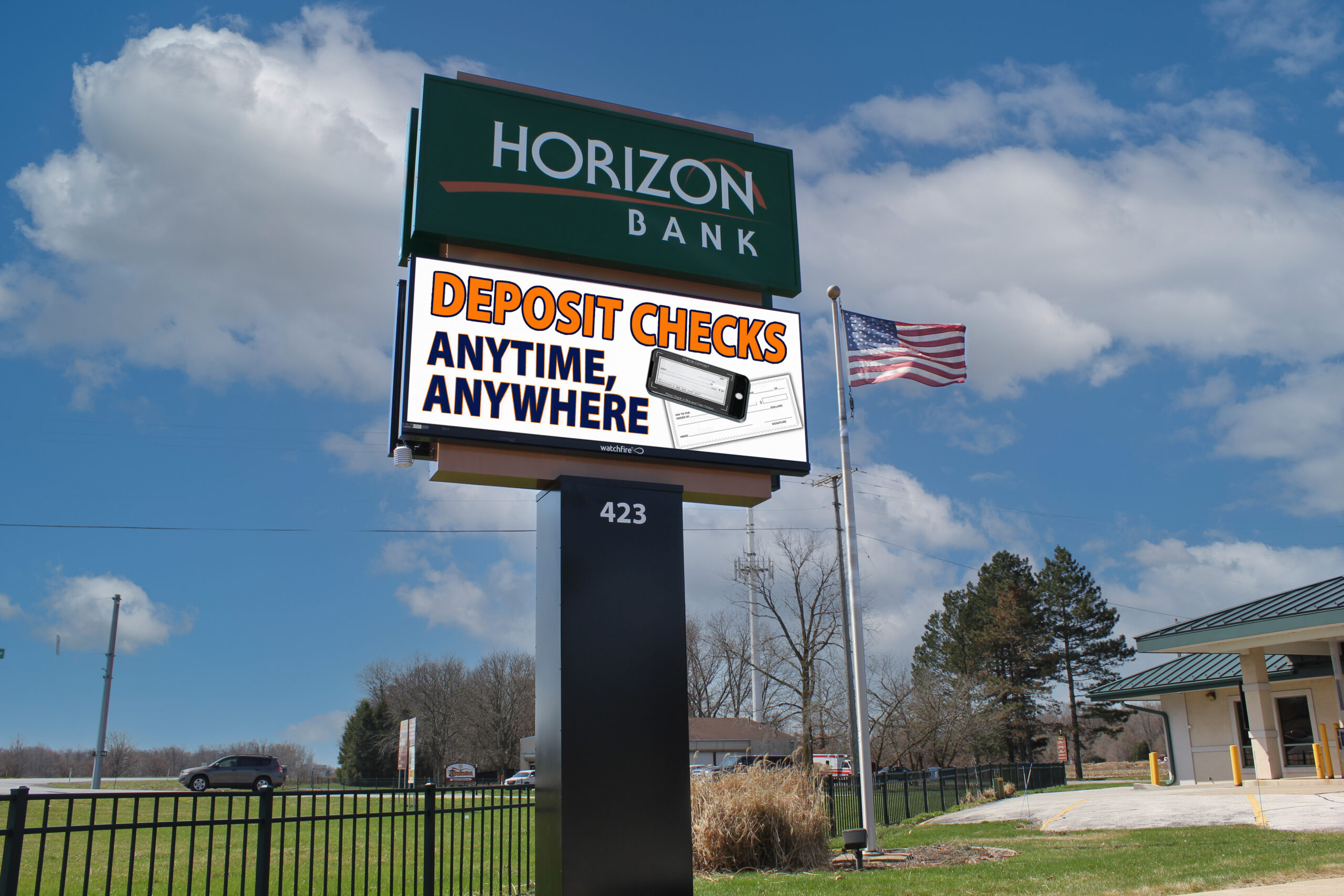 Screen Genius - Horizon Bank digital sign display